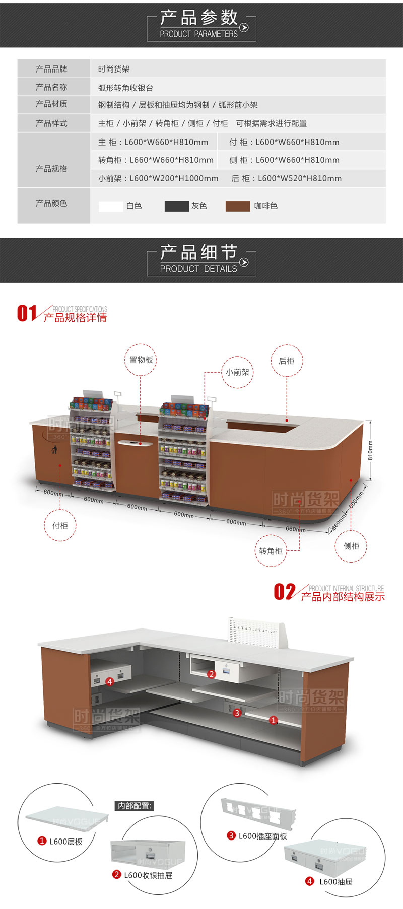 便利店收銀區(qū)柜臺